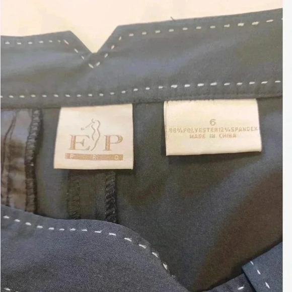 EP Pro Golf Black Pants Trousers Size 6 - Picture 12 of 13